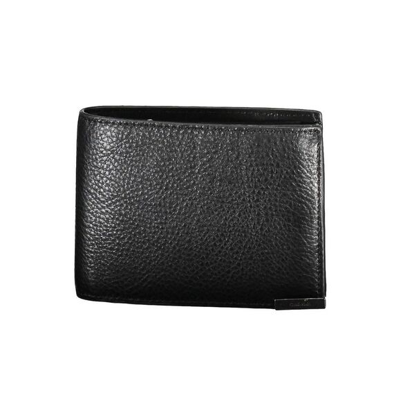 Calvin Klein Black Leather Men Men's Wallet
